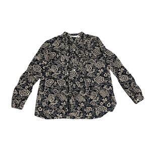 Isabel Marant Etoile Catchell Blouse Floral Cotton Shirt Euro 38  6 Classy Chic